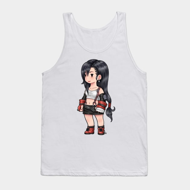 FF3 Styled Tifa Tank Top by roesart